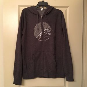 Travis Mathew full zip hooded sweatshirt